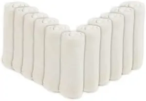 26 Pack of Ultra-Soft Fleece White Bulk Blankets for Wedding Favors, Guests, Homeless and Outdoors, 50x60 & Have A Thickness of 160 GSM (White)