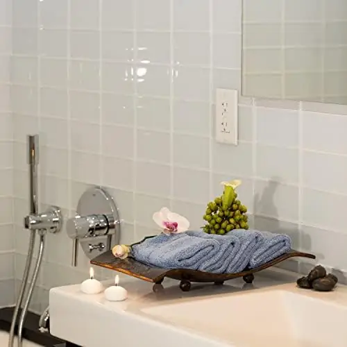 Mosobam 700 GSM Luxury 8pc Large Oversized Bathroom Set, Allure Blue, 2 Bath Towels 30X58 2 Hand Towels 16X30 4 Face Washcloths (Wash Cloth) 13X13, Turkish Towel Sets, Viscose Made from Bamboo - Image 7