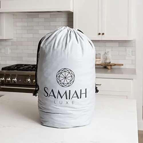 SAMIAH LUXE Beige White Chunky Cable Knit Blanket Throw 50x60 for Boho Decor,Large Thick Knitted Blanket Yarn Throw for Couch/King/Queen - Image 6