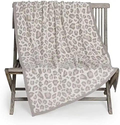 Barefoot Dreams CozyChic Safari Blanket Cream Multi - Image 2