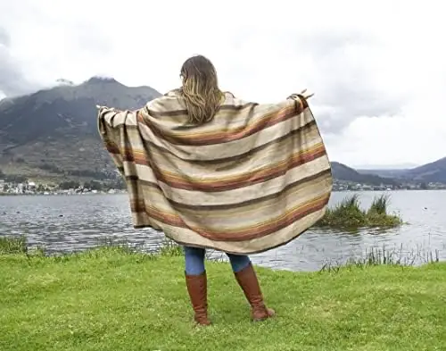 ALPAKITAS Alpaca Wool Blanket - Queen Size Blanket - Alpaca Throw Blankets - Wool Blanket Throw, Lightweight, Breathable, Hypoallergenic, Washable Wool Blanket - 87 x 64 inches (Brown) - Image 4