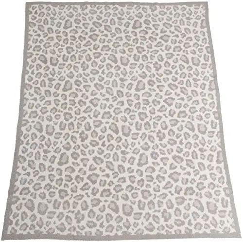 Barefoot Dreams CozyChic Safari Blanket Cream Multi